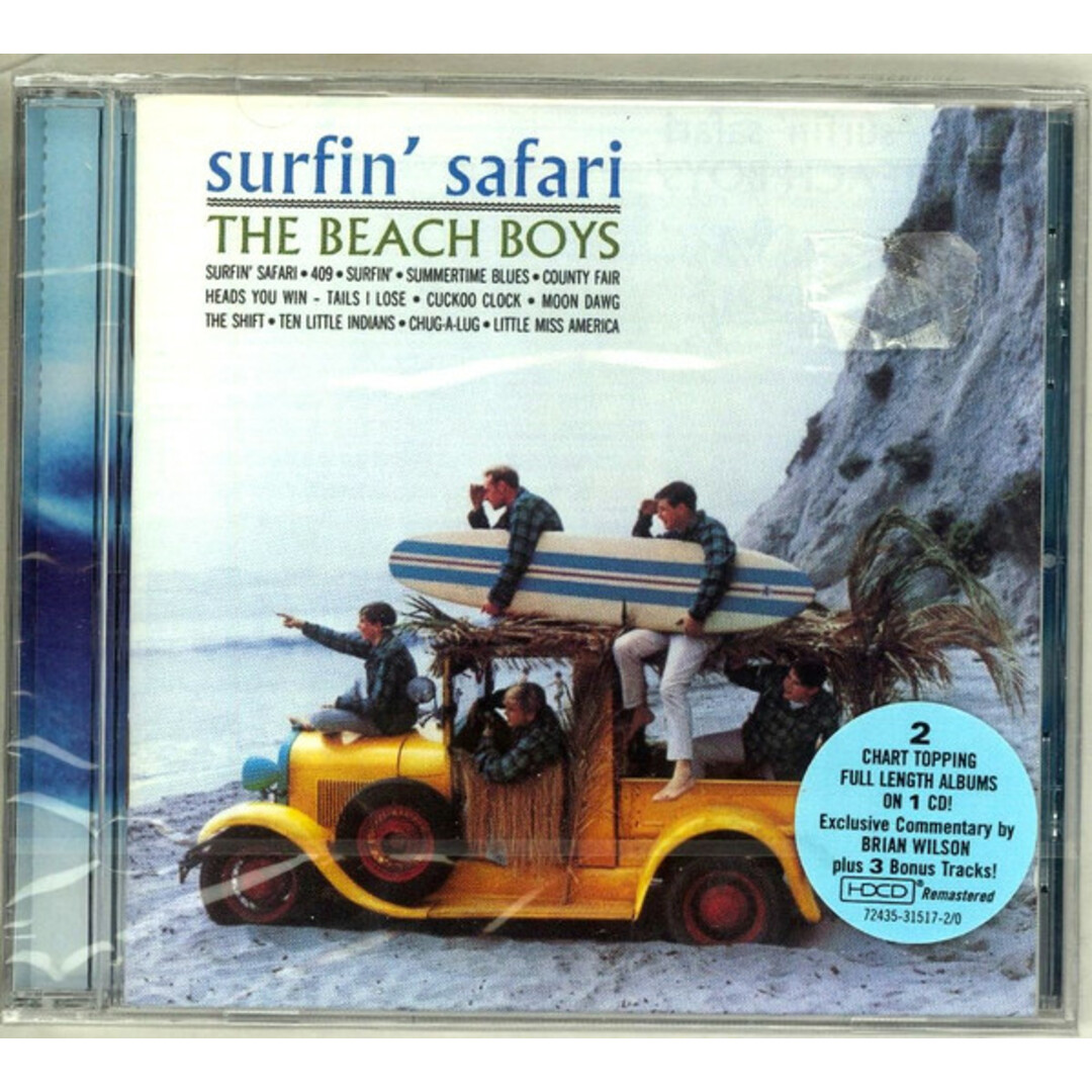 欧CD Beach Boys SURFIN SAFARI/SURFIN USA 724353151720 Capitol Records /00110 エンタメ/ホビーのCD(ポップス/ロック(洋楽))の商品写真
