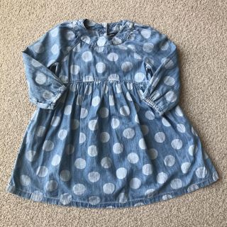 ベビーギャップ(babyGAP)のbabyGapデニムワンピース4years(ワンピース)