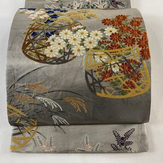 袋帯 美品 秀品 六通 正絹 【中古】(帯)