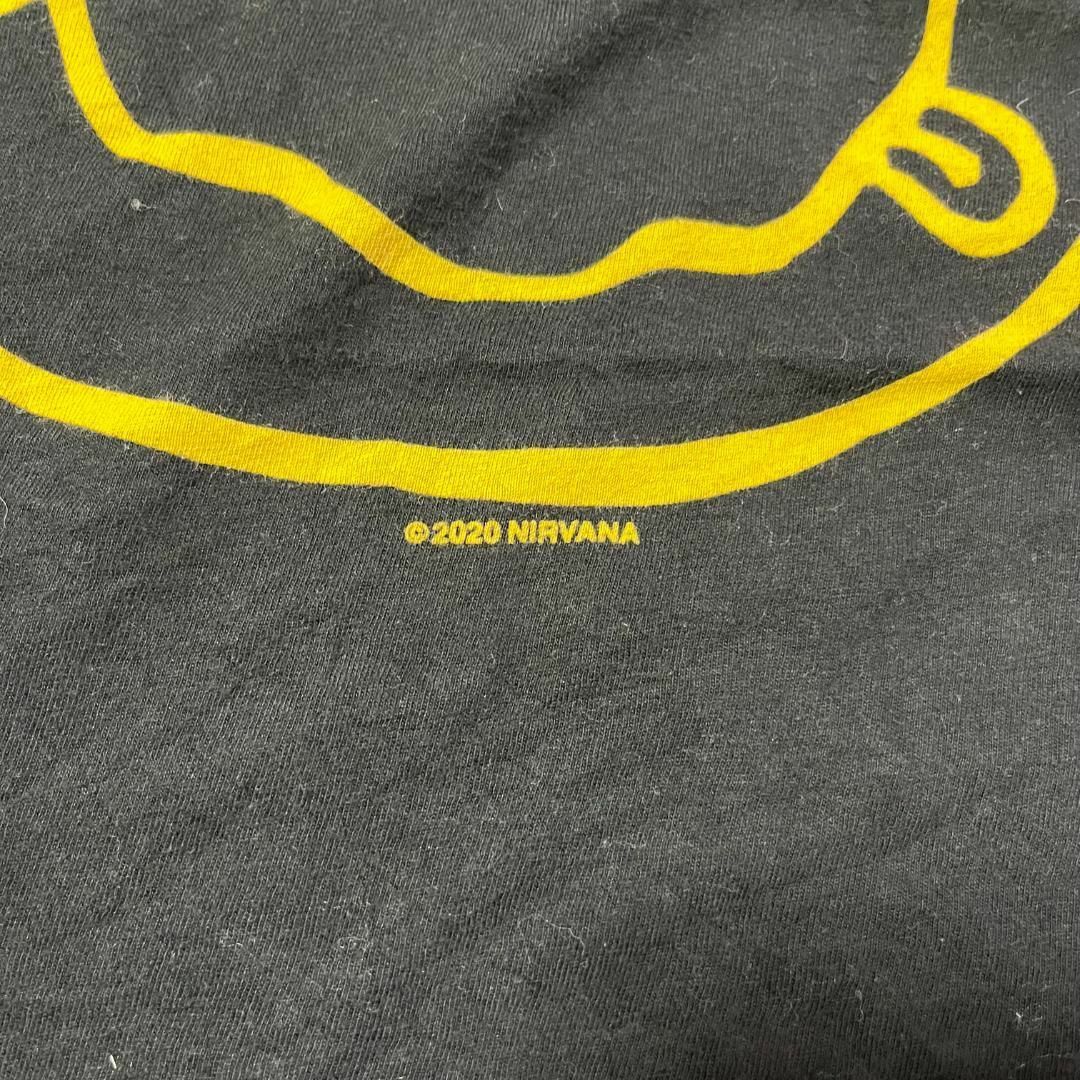 【1110】NIRVANAニルヴァーナバンドTシャツ半袖黒ブラックMサイズ メンズのトップス(Tシャツ/カットソー(半袖/袖なし))の商品写真