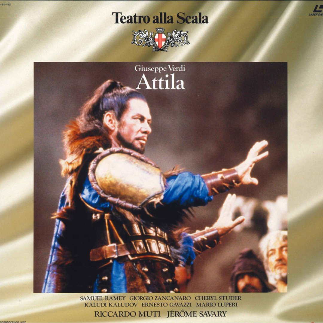 2xLASERDISC リッカルド・ムーティ ヴェルディ歌劇アッティラ BVLO445 BMG /01400 エンタメ/ホビーのエンタメ その他(その他)の商品写真