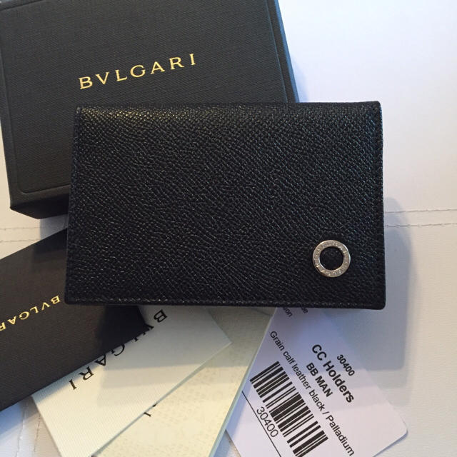 BVLGARI(ブルガリ)の新品未使用 正規品 ブルガリ BVLGARI  カードケース ブラック メンズのファッション小物(名刺入れ/定期入れ)の商品写真