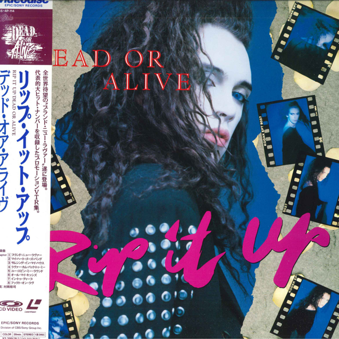 LASERDISC Dead Or Alive Rip It Up 354P114 EPIC /00600 エンタメ/ホビーのエンタメ その他(その他)の商品写真