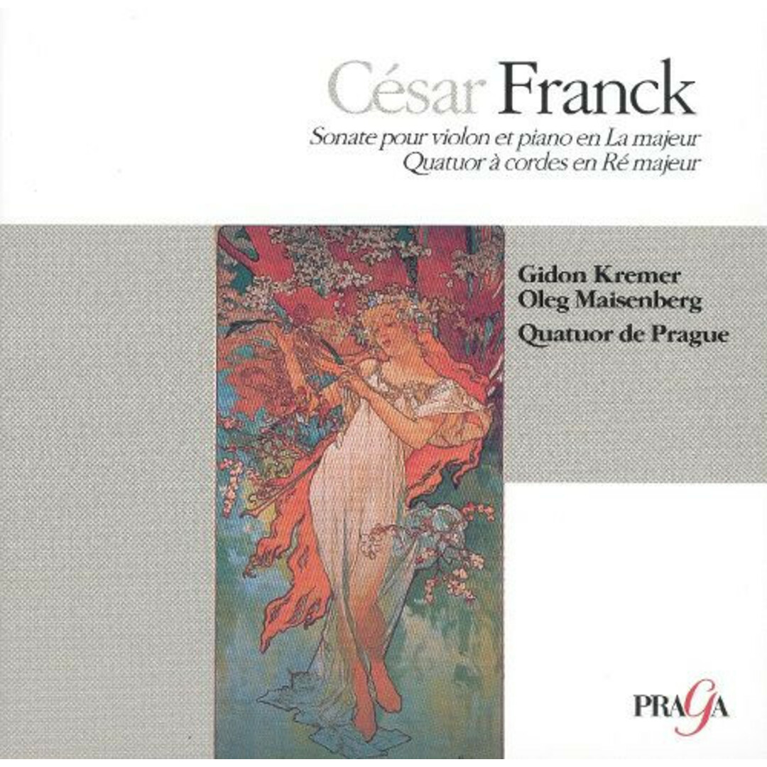 CD Cesar Franck, Gidon Kremer, Ol Sonate Pour Violon Et Piano En La Majeur / Quatuor PR50024 Praga /00110 エンタメ/ホビーのCD(クラシック)の商品写真