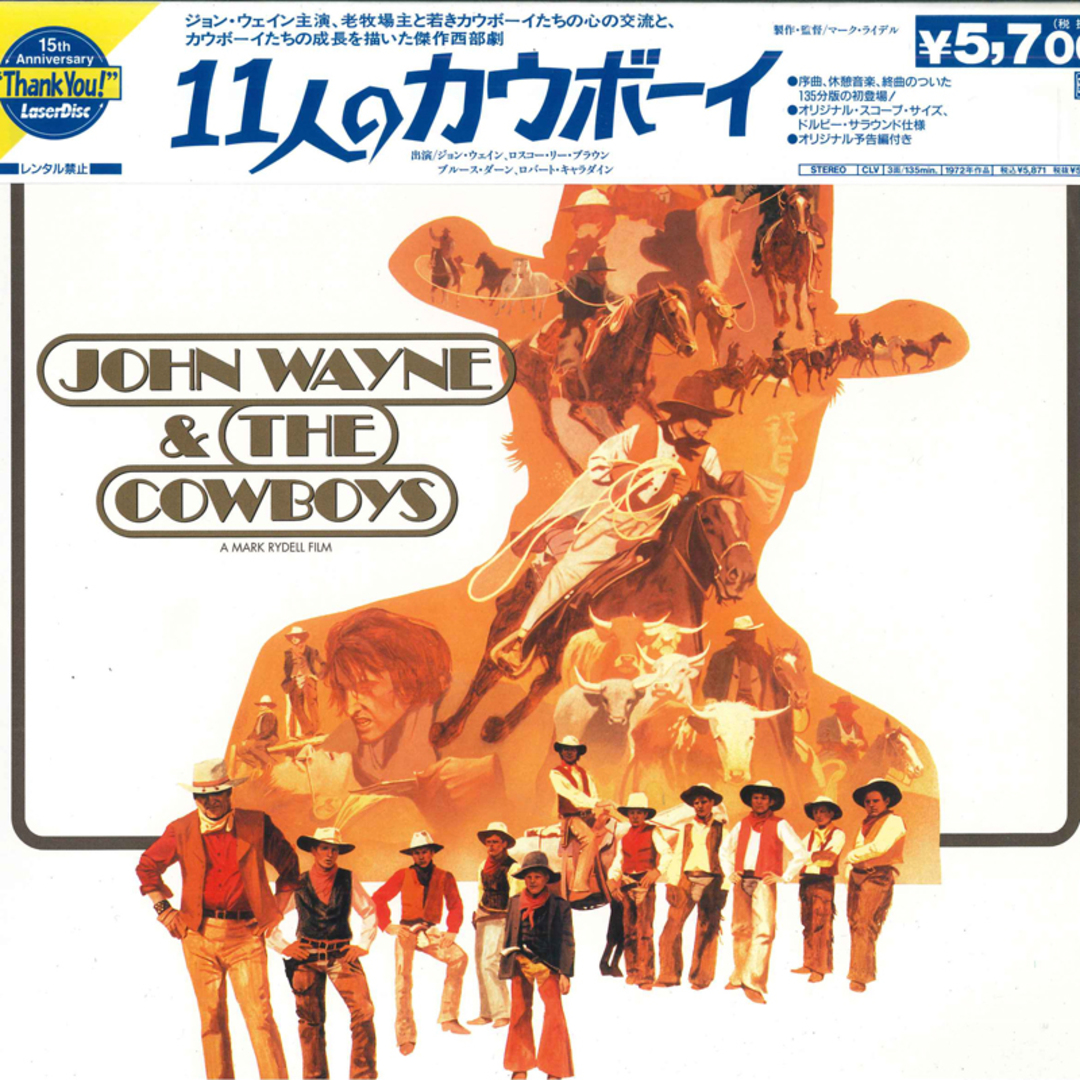 2xLASERDISC Movies 11人のカウボーイ【ワイド】 PILF2211 PIONEER LDC /01400 エンタメ/ホビーのエンタメ その他(その他)の商品写真