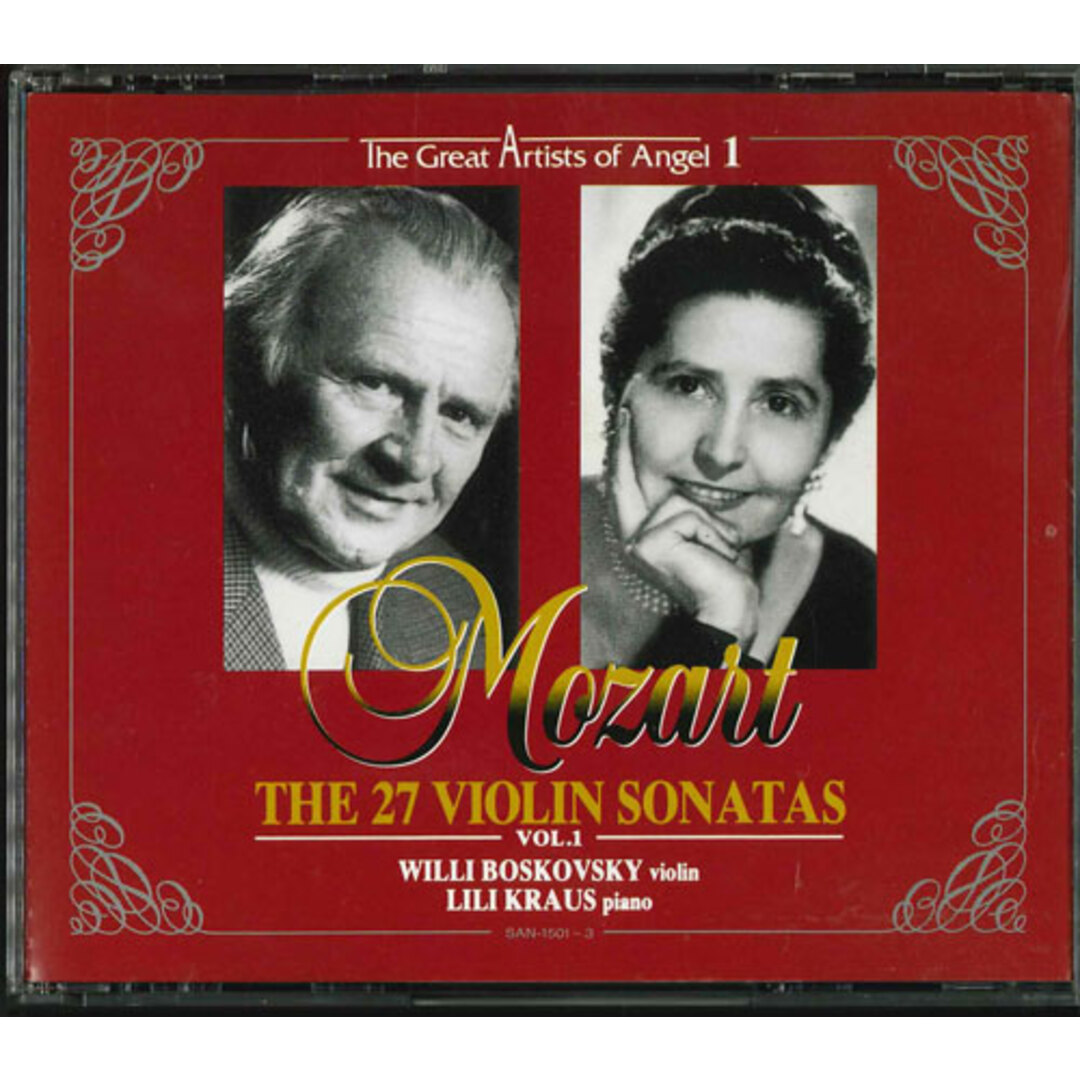 3CD Mozart モーツァルト The 27 Violin Sonatas (Vol.1) プロモ /00330 エンタメ/ホビーのCD(クラシック)の商品写真