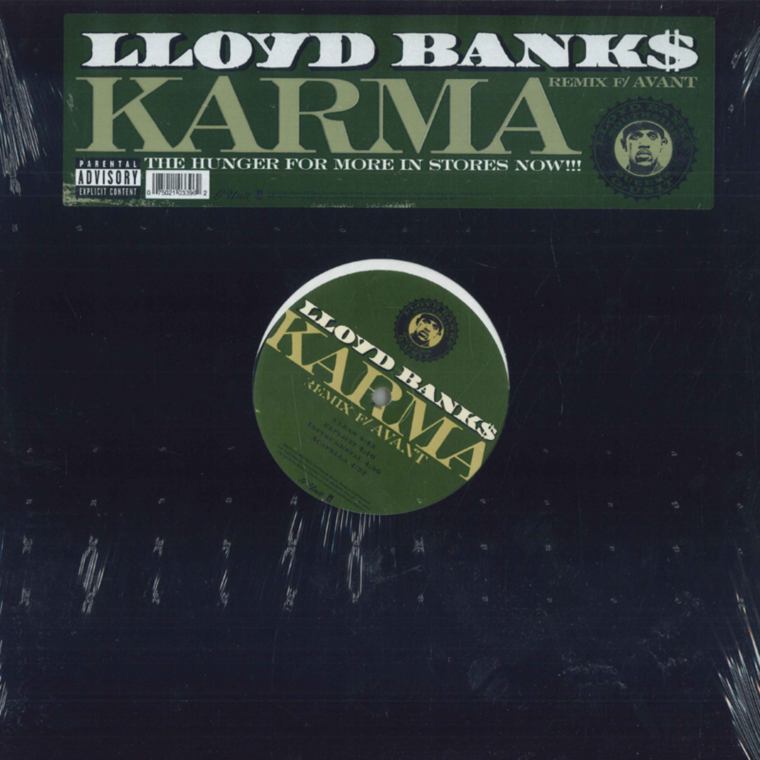 米12” Lloyd Banks, Avant Karma (Remix) B000391411 Interscope Records /00250 エンタメ/ホビーのエンタメ その他(その他)の商品写真