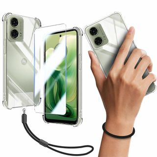 【モデル:Moto G24 -1+1】対応 Moto G24 ケース クリア ケ(その他)