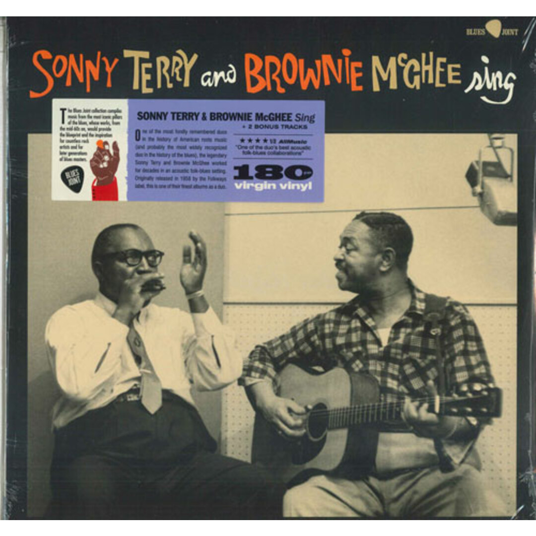 英、欧LP Sonny Terry & Brownie McGhee Sonny Terry And Brownie McGhee Sing 8005 The Blues Joint Coll /00260 エンタメ/ホビーのエンタメ その他(その他)の商品写真