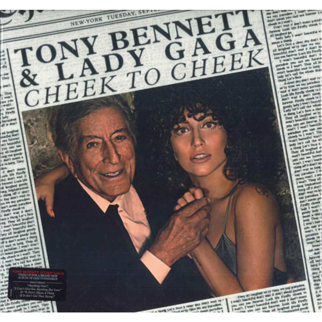 米LP Tony Bennett & Lady Gaga Cheek To Cheek B002149301 Columbia, Interscope /00400 エンタメ/ホビーのエンタメ その他(その他)の商品写真