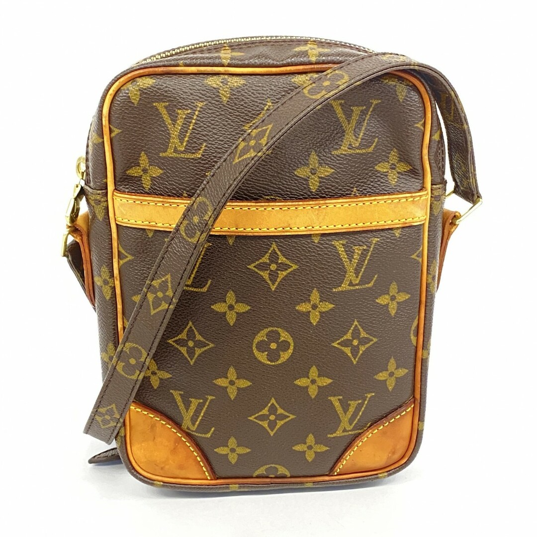 LOUIS VUITTON - 【5eb1277】ルイヴィトン ショルダーバッグ モノグラム ダヌーブ M45266 ブラウン【中古】レディース