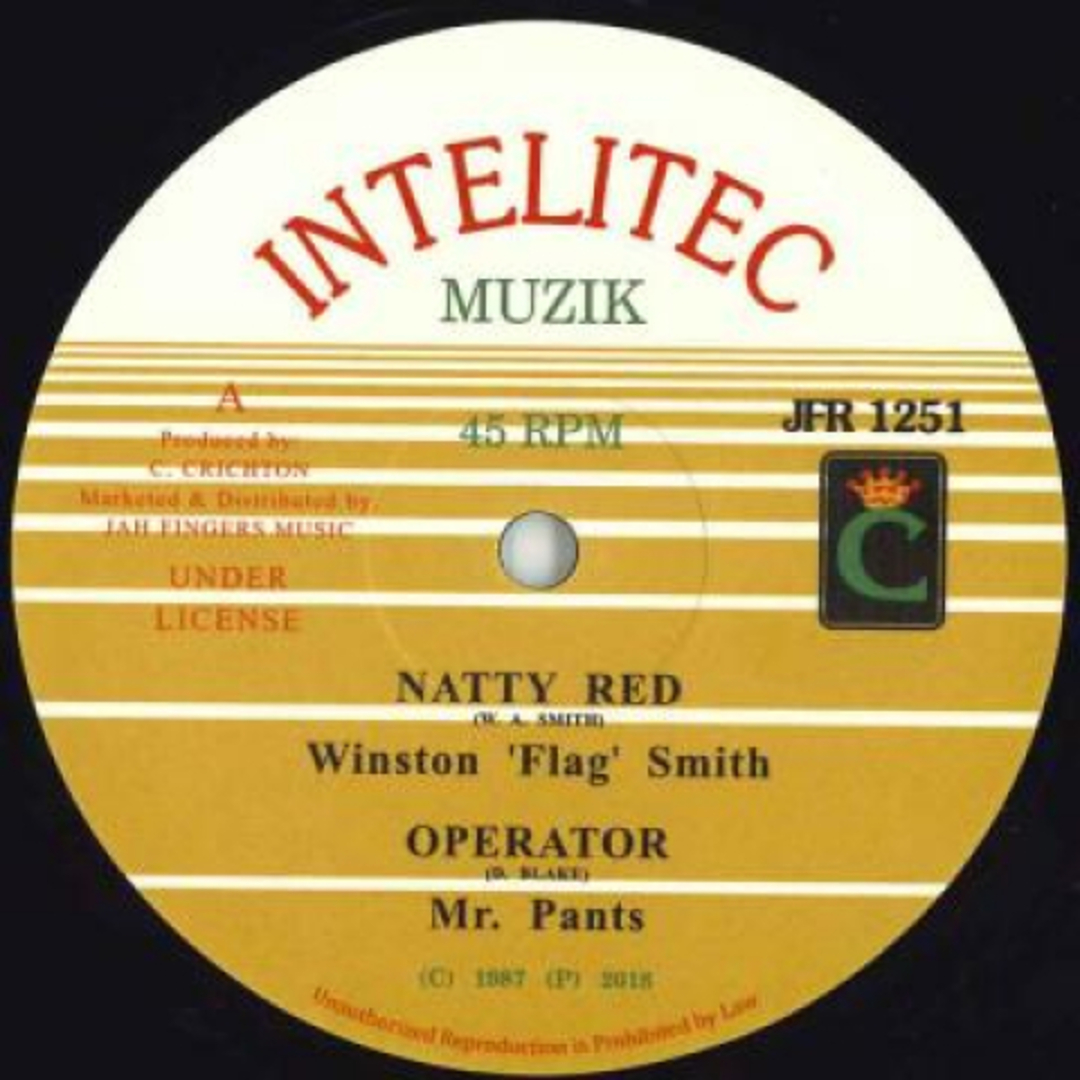 英12” Winston Flag Smith, Mr Pants / Natty Red; Operator / Dub Mix JFR1251 Intelitec/Jah Finger /00176 エンタメ/ホビーのエンタメ その他(その他)の商品写真