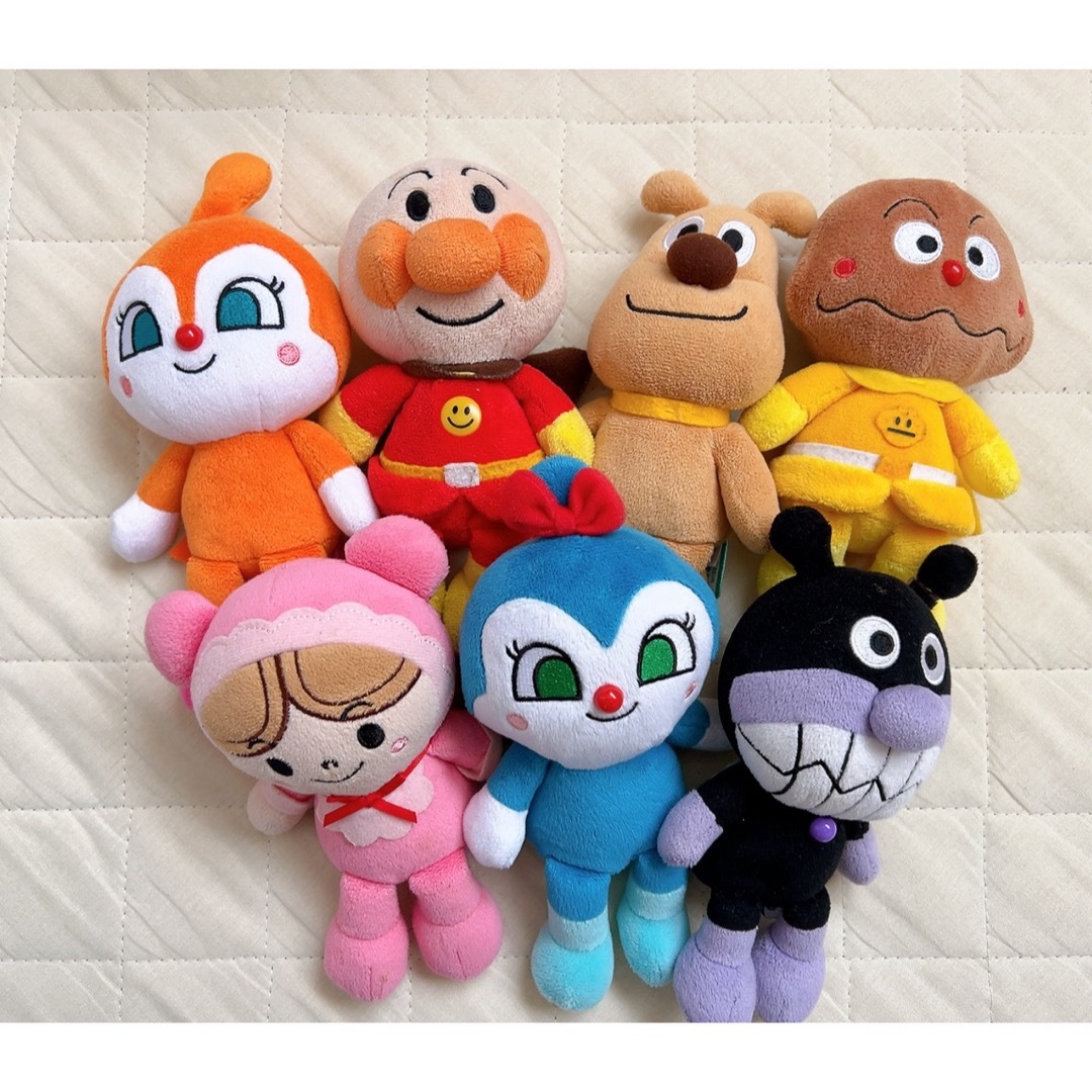アンパンマン(アンパンマン)のアンパンマン ぬいぐるみセット エンタメ/ホビーのおもちゃ/ぬいぐるみ(ぬいぐるみ)の商品写真