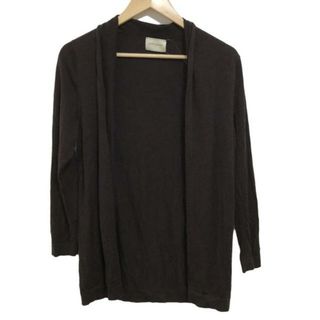 ユナイテッドアローズ(UNITED ARROWS)のUNITED ARROWS(ユナイテッドアローズ) カーディガン レディース - ダークブラウン 長袖(カーディガン)