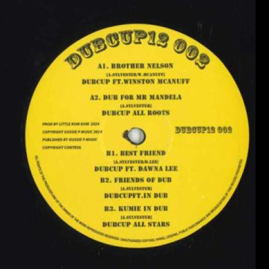 英12” Winston Mcanuff / Dawna Lee Brother Nelson; Dub For Mr Mandela / Best Friend; F DUBCUP12002 Dub Cup /00200 エンタメ/ホビーのエンタメ その他(その他)の商品写真