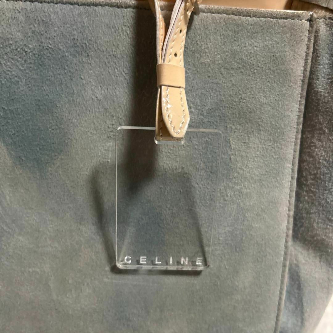 希少品】CELINE スエード レザー ハンドバッグ セリーヌ