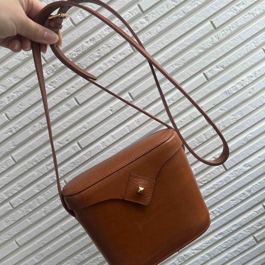 steven alan - ＜HERBERT Frere Soeur＞レザーショルダーバッグ ブラウン 本革