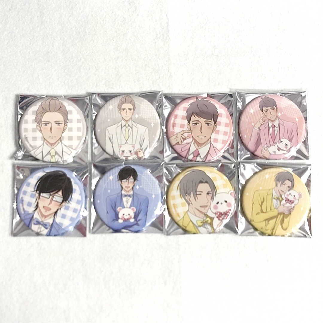 新しい上司はど天然 アニモ 缶バッジ 白崎 桃瀬 青山 金城 白桃 くまって エンタメ/ホビーのアニメグッズ(バッジ/ピンバッジ)の商品写真