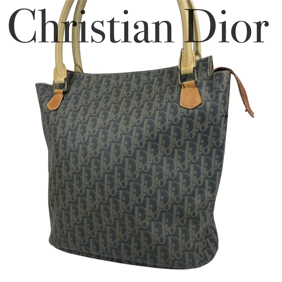Christian Dior - ✨美品　クリスチャンディオール　トートバッグ　トロッター　PVC レザー　手提げ