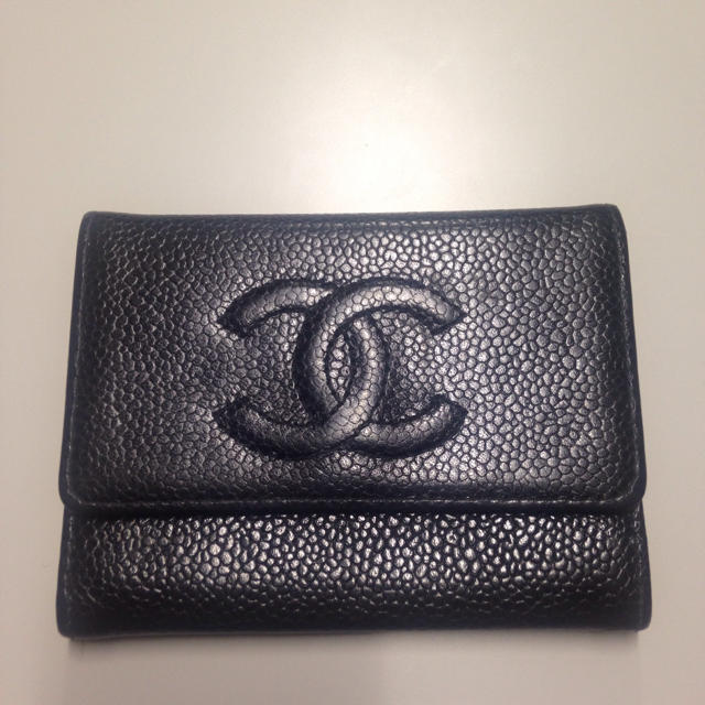 CHANEL キャビアスキン 名刺入れ カードケース シャネル CHANEL キャビアスキン 名刺入れ カードケース シャネル