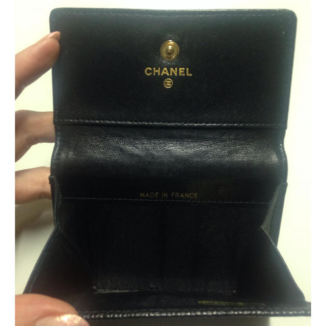 CHANEL(シャネル)のCHANEL キャビアスキン 名刺入れ カードケース シャネル レディースのファッション小物(名刺入れ/定期入れ)の商品写真