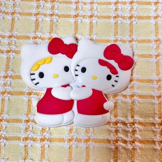 ハローキティ(ハローキティ)の激レア☆キティ　ミミィ　マグネット(キャラクターグッズ)