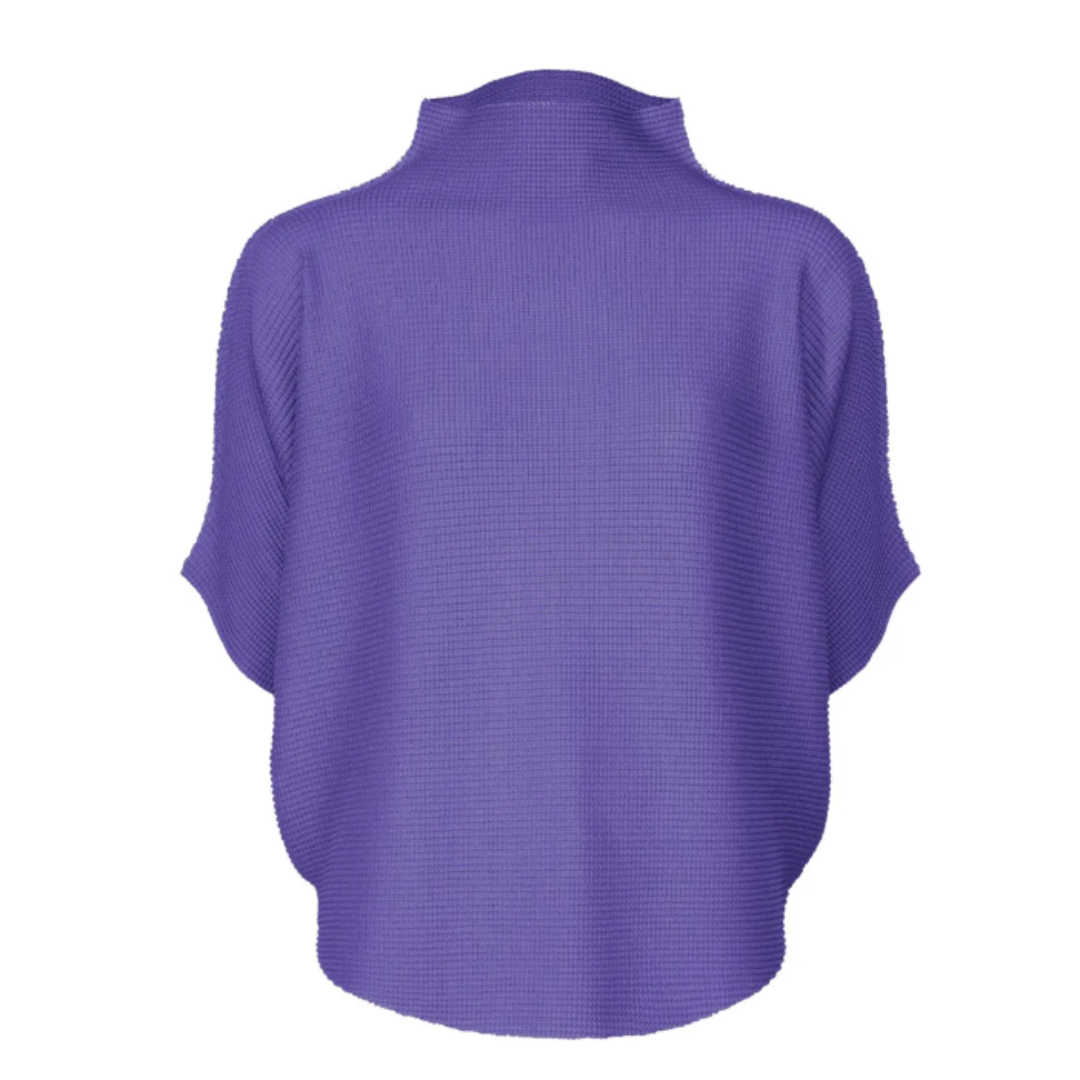 ISSEY MIYAKE - me ISSEY MIYAKE ニット ハイネック 半袖 トップ