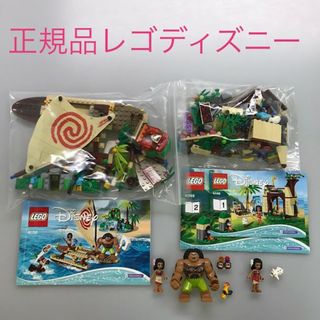 正規品 中古 LEGO レゴ ディズニー 41150 41149 南の海の大冒険 南の島のひみつ DH-343-A3 モアナ マウイ 371(知育玩具)