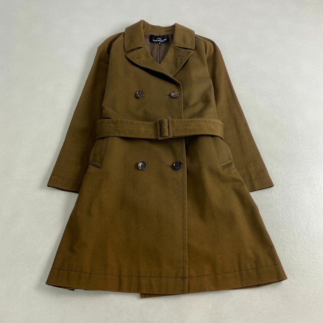 tricot COMME des GARCONS - トリココムデギャルソン　トレンチコート　春夏　綿100%　ダブル　ベルト付