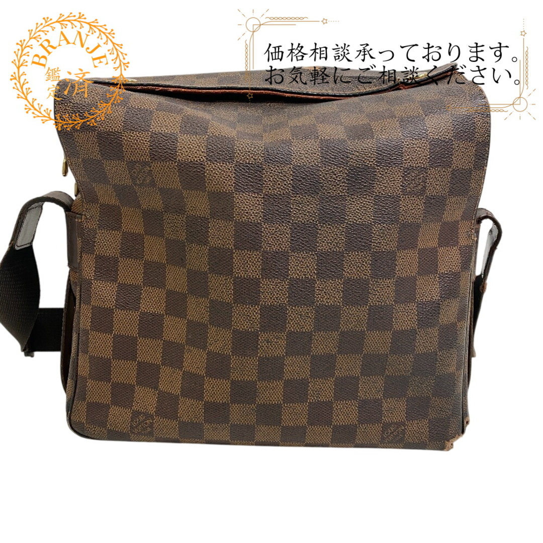 LOUIS VUITTON - ルイヴィトン LOUIS VUITTON ショルダーバッグ ダミエ ナヴィグリオ N45255 ブラウン