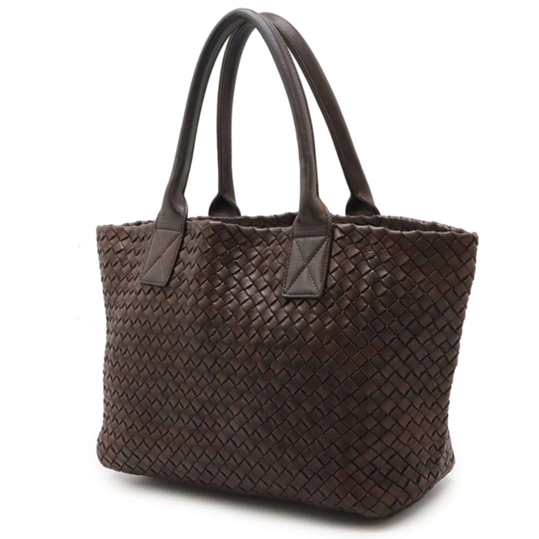 BOTTEGA VENETA(ボッテガヴェネタ)のBOTTEGA VENETA ボッテガ ヴェネタ イントレチャート カバPM トートバッグ ショルダーバッグ レザー ブラウン 茶 ポーチ付 限定250個 141498 レディースのバッグ(トートバッグ)の商品写真