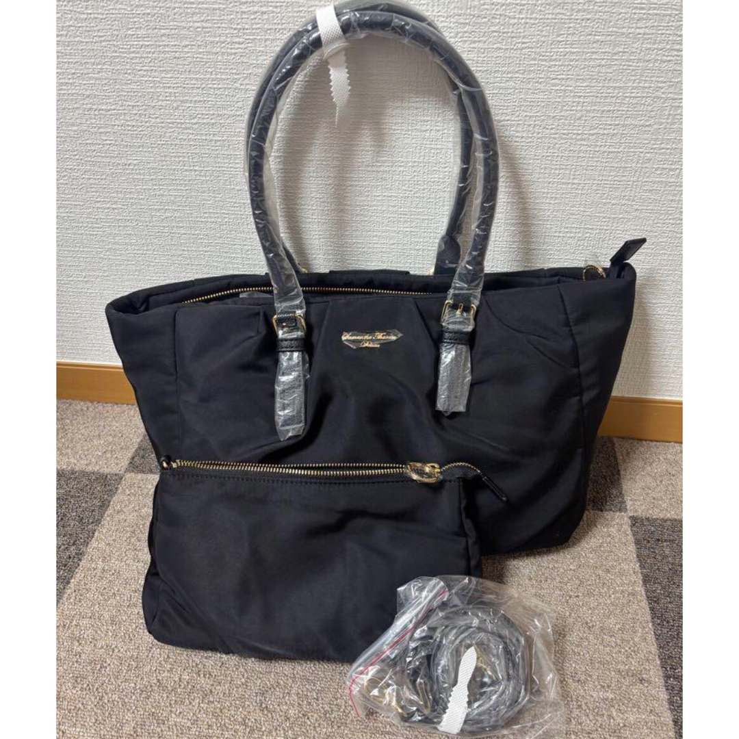 Samantha Thavasa(サマンサタバサ)のSamantha Thavasa ブラックトートバッグ レディースのバッグ(トートバッグ)の商品写真