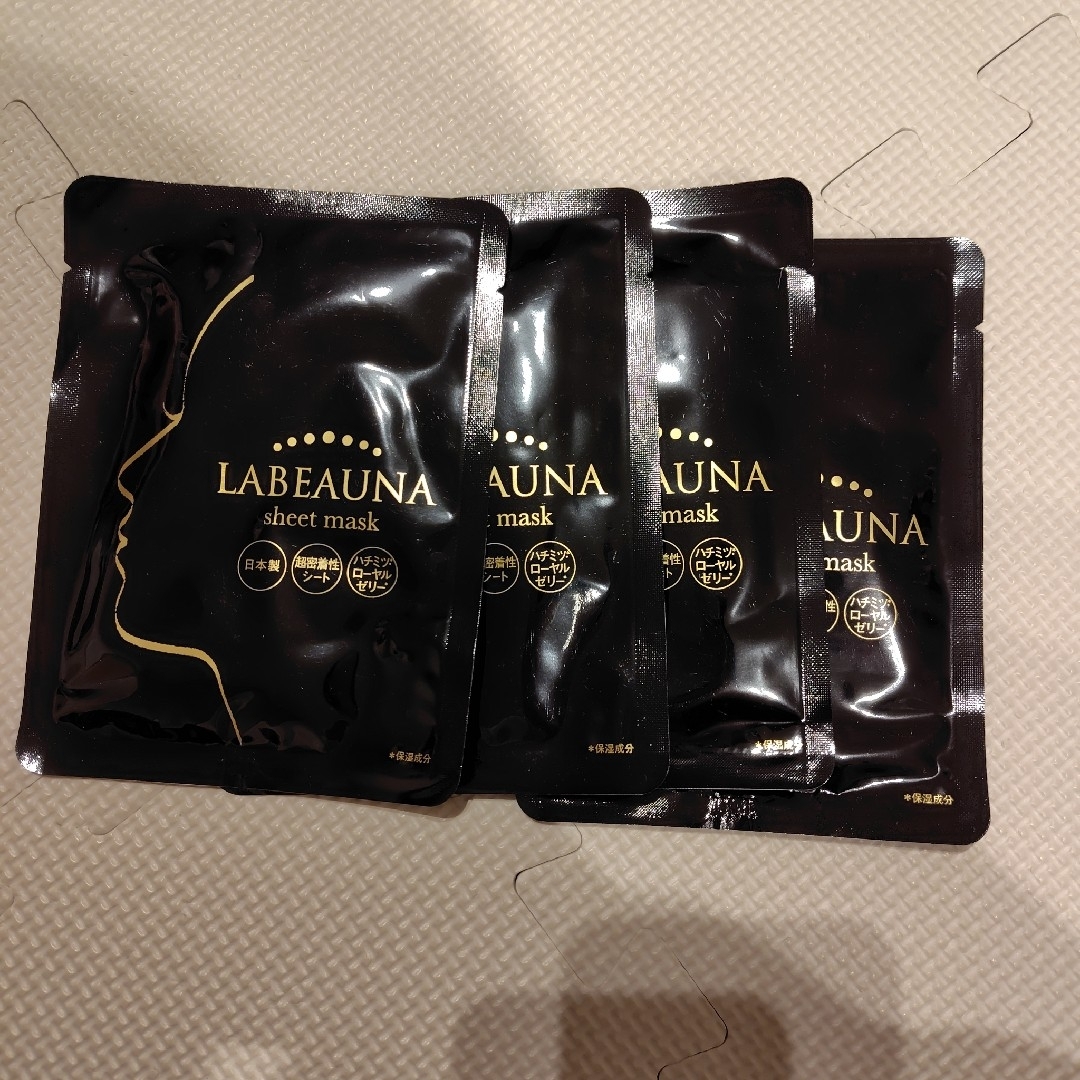LABEAUNA sheet mask 23mL 日本製 ×4超密着 コスメ/美容のスキンケア/基礎化粧品(パック/フェイスマスク)の商品写真