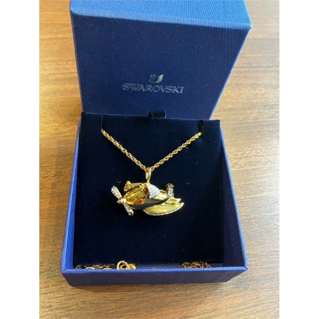 SWAROVSKI(スワロフスキー)の★Swarovski スワロフスキー ネックレス 飛行機 2way ブローチ レディースのアクセサリー(ネックレス)の商品写真