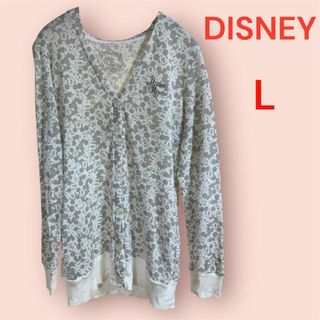 【年中無休】 Disney ニット ワッペン ミッキー ディズニーリゾート ラスト - カーディガン