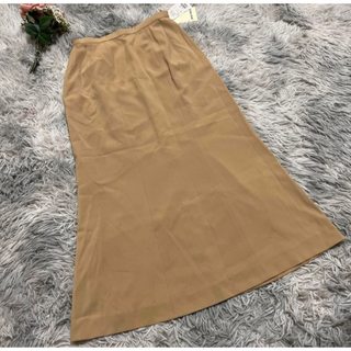 新品 ROSACE ロザース【9】 ロングマーメイドスカート キャメル 日本製(ロングスカート)