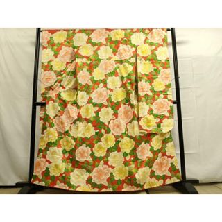 平和屋着物■豪華振袖　駒刺繍　舞花文　金彩　正絹　逸品　DAAP4425qp(振袖)