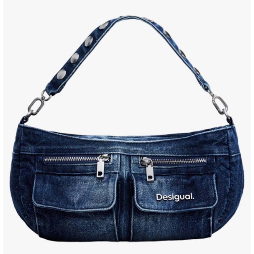DESIGUAL(デシグアル)の【最終値下げ】新品タグ付♪ Desigual デニムショルダーバッグ　デシグアル レディースのバッグ(ショルダーバッグ)の商品写真