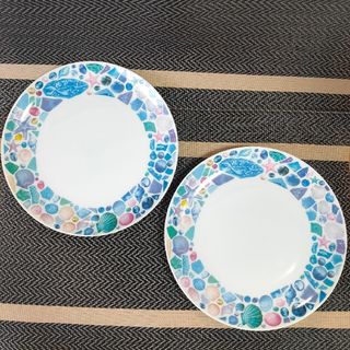 ディズニー(Disney)のリトル・マーメイド　アリエル　皿　ブルー　2枚(食器)