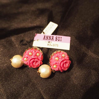 アナスイ(ANNA SUI)のとある様専用【ANNA SUI/アナスイ】薔薇と真珠のピアス(ピアス)