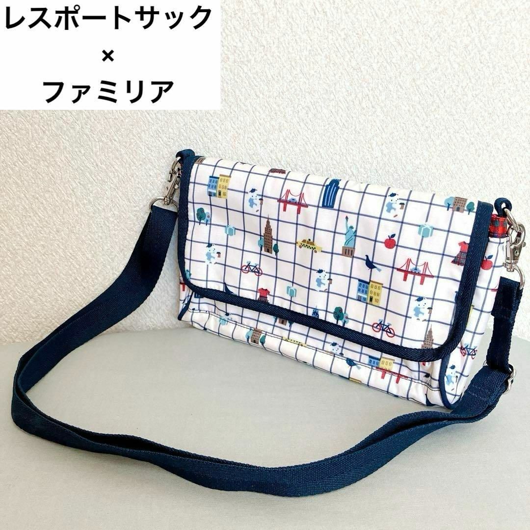 familiar - ファミリア レスポートサック ショルダー バッグ ウォレット 2way