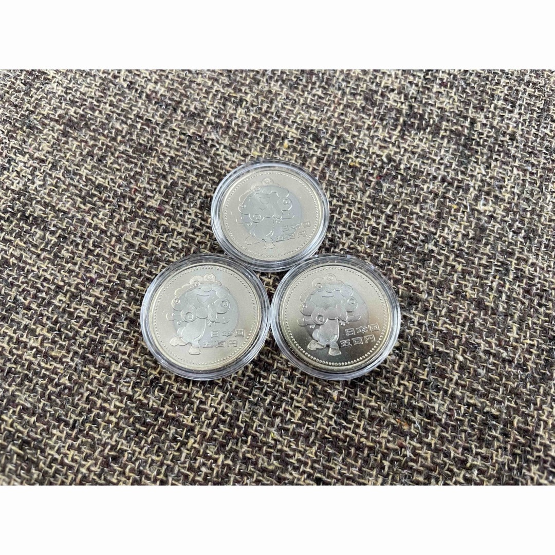 即発送♪ケース付 2025万博500円硬貨 プルーフ ミャクミャク3枚セット エンタメ/ホビーの美術品/アンティーク(その他)の商品写真
