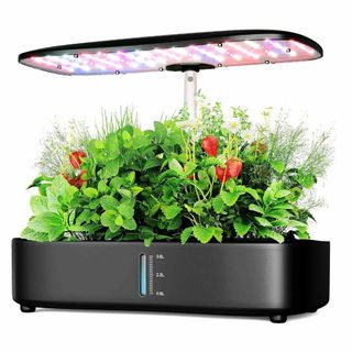 水耕栽培キット、LED植物成長ライトとスマートディスプレイを搭載し、簡単に操作で(その他)