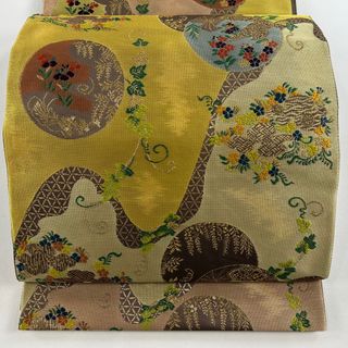 袋帯 美品 秀品 六通 正絹 【中古】(帯)