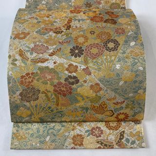 袋帯 美品 秀品 六通 正絹 【中古】(帯)