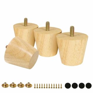 家具脚 ソファ 脚4本セット, 木製テーブル 脚 ソファ 脚M8/M10标准螺栓(その他)