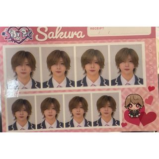 らぶしっく さくら 証明写真風シール 証明写真(アイドルグッズ)