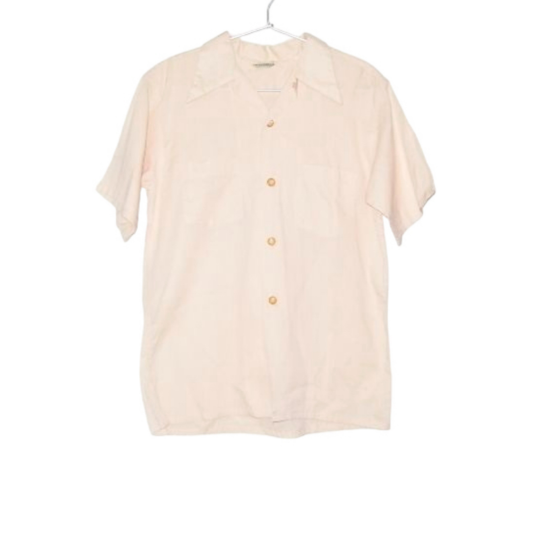 ▪️ 50’s【DEER CREEK】 SHIRT 開襟シャツ ストライプ ピンク