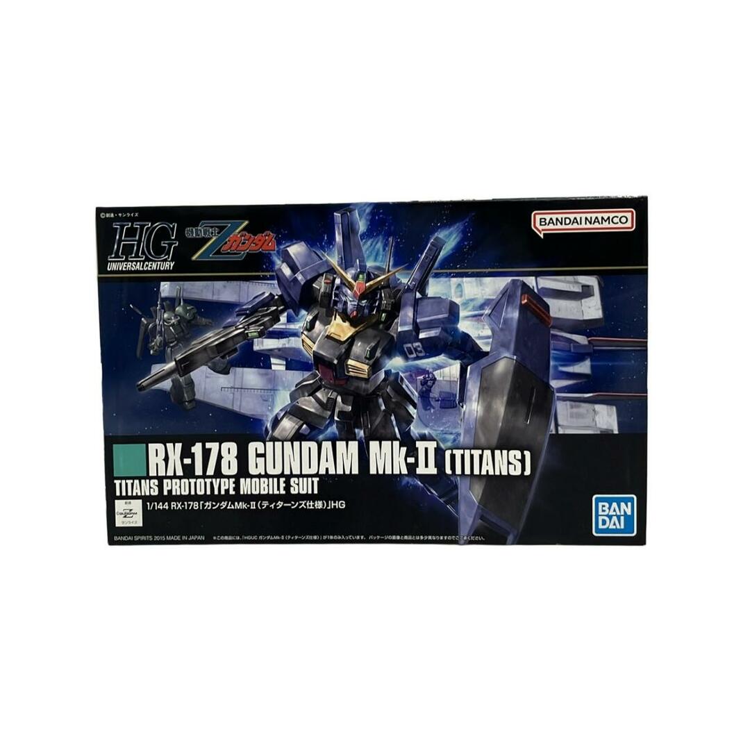 【中古】 美品 機動戦士Zガンダム 194 RX-178ガンダムMk-II ティターンズ仕様 HG 1/144 バンダイ プラモデル エンタメ/ホビーのおもちゃ/ぬいぐるみ(模型/プラモデル)の商品写真