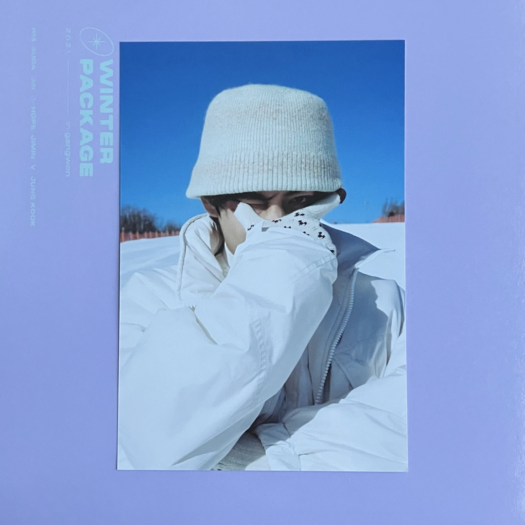 防弾少年団(BTS)(ボウダンショウネンダン)のBTS WINTERPACKAGE 2021 ウィンパケ フォト V テヒョン エンタメ/ホビーのタレントグッズ(アイドルグッズ)の商品写真